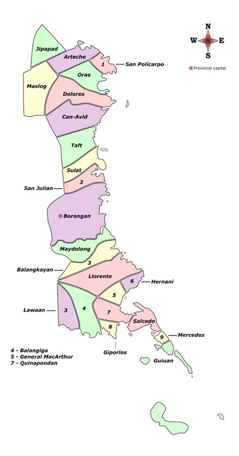 eastern samar|eastern samar municipalities.